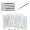 100 Sterile 14 Gauge 14G Body Ear Navel Nipple Piercing Needles view 1