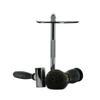 3 In 1 Shaving Set Kit Badger Hair Shaving Brush DE Safety Razor and Metal Stand view 3