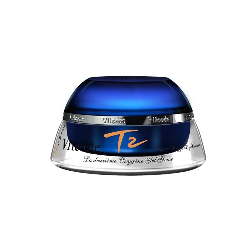 VIIcode T2 O3.0 Oxygen Eye Cream for Wrinkles, Dark Circles, Puffiness & Bags 0.5 Oz