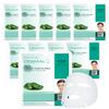 DERMAL Aloe Collagen Essence Facial Mask Sheet 23g Pack of 10 - Skin Revitalizing & Soothing, Refreshing and Moisturizing, Sunburn Relief, Daily Skin Treatment Solution Sheet Mask view 1