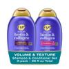 OGX Thick & Full + Biotin and Collagen for Hair Volume & Body, Sulfate Free Volumizing Shampoo & Conditioner Set for Fine & Thinning Hair, Nutrient-Infused, Vitamin B7, 13 fl oz, 2 Pack view 1