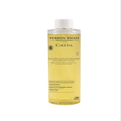 Cirepil - Pre & Post Depilatory Oil - Protects Skin for Comfortable Waxing & Removes Wax Residue - Soothing Jasmine Scented Formula - Professional Pump Bottle, 250ml