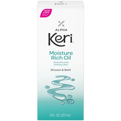 Alpha Keri Shower and Bath Moisture Rich Oil 8 oz. (Pack of 3)