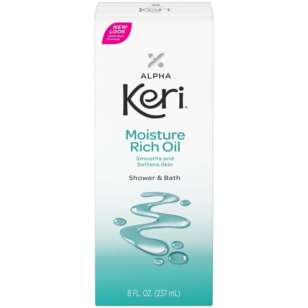 Alpha Keri Shower and Bath Moisture Rich Oil 8 oz. (Pack of 3)