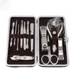 12 PCS/set Nail Art Manicure Tools Set Nails Clipper Scissors Tweezer Knife Manicure Sets Stone Pattern Case For Nail Manicure view 1