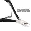 Ejiubas Cuticle Trimmer with Cuticle Pusher Cuticle Nipper Professional Grade Stainless Steel Cuticle Remover Cutter Clipper Durable Pedicure Manicure Tools (Black) view 3