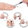 Ejiubas Cuticle Trimmer with Cuticle Pusher Cuticle Nipper Professional Grade Stainless Steel Cuticle Remover Cutter Clipper Durable Pedicure Manicure Tools (Black) view 4