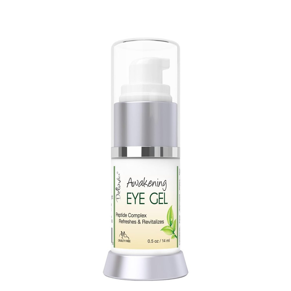 Deluvia Daily Under Eye Gel - Reduces Puffiness & Fine Lines 0.5 oz
