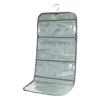 WODISON Foldable Clear Hanging Travel Toiletry Bag Cosmetic Organiser Storage, Grey, One Size view 1