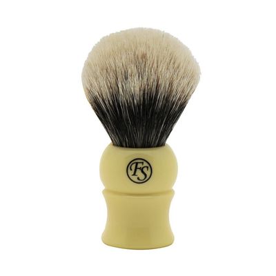 2 Band Finest Badger Hair Shaving Brush 24mm Knot Size Handmade by Frank Shaving Free Stand