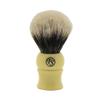 2 Band Finest Badger Hair Shaving Brush 24mm Knot Size Handmade by Frank Shaving Free Stand view 1