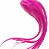 6 Pieces - XL Solid Hot Pink Thick Long Whiting Farm Rooster Saddle Hair Extension Feathers Fly Tying Summer Craft | Moonlight Feather view 3