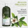 Avalon Organics Scalp Treatment Tea Tree Shampoo, Encourages Scalp Well-Being and Leaves Hair Soft, 32 Fluid Ounces view 4