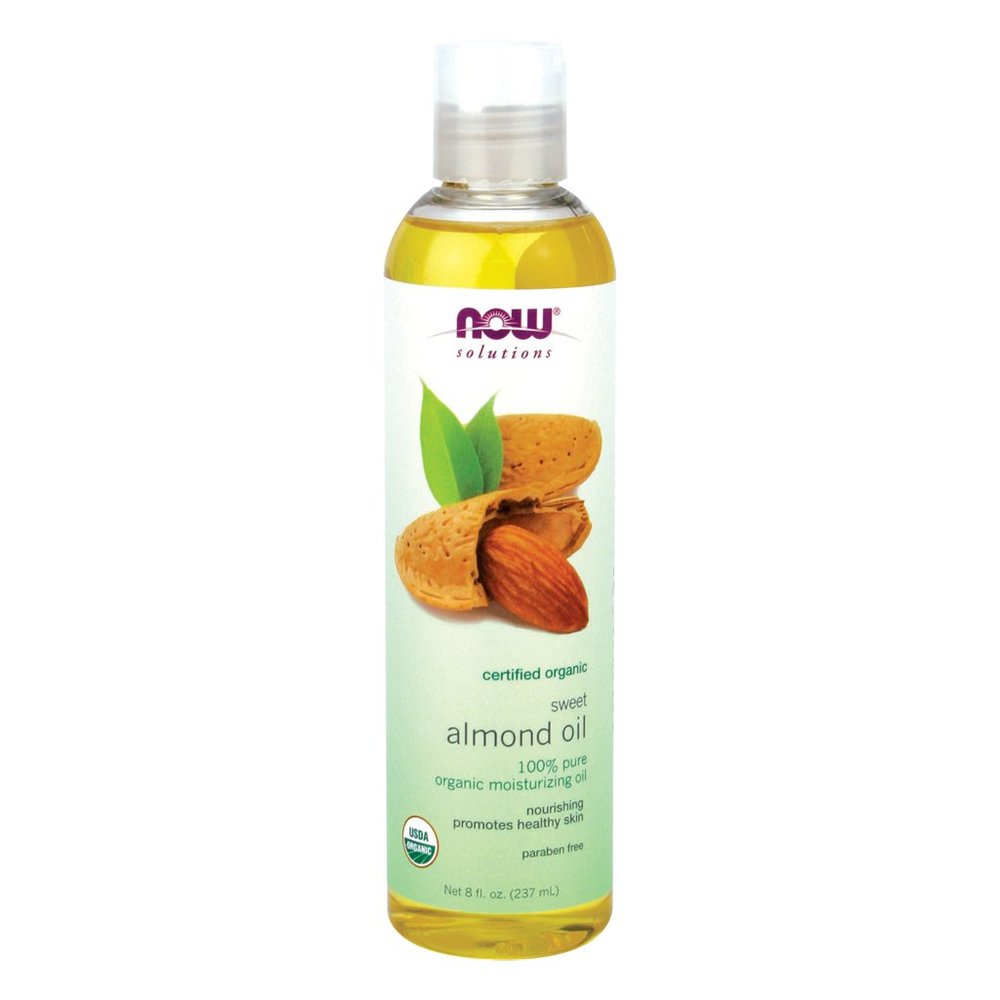 Now Foods Sweet Almond Oil 100% Pure Organic - 8 fl. oz. 2 Pack