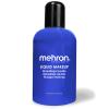 Mehron Makeup Liquid Makeup | Face Paint and Body Paint Perfect for Halloween, Cosplay I Air Brush Compatible 4.5 oz (133 ml) (Blue) view 1