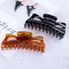Prettyou Thick Hair Super Large Clips Crystal Plastic Claw Clamps Hairgrips Clips Accessories for Women, 2 pack. (A) view 4