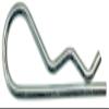 100 Hair Pin Cotters 5/64" - .080" Wire - Zinc view 1
