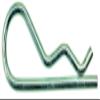 100 Hair Pin Cotters 5/64" - .080" Wire - Zinc view 2
