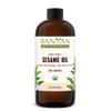 Banyan Botanicals Sesame Oil  Organic & Unrefined Ayurvedic Oil for Skin, Hair, Oil Pulling & More  Multiple Sizes  16oz.  Non GMO Sustainably Sourced Vegan view 1