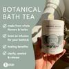 Moon Bath Botanical Bath Tea | Waning Moon Herbal Ayurvedic Bath Tea Soak for Detox & Release w/Peppermint, Rosemary & Helichrysum for 2 Baths & Organic Body Care for Lunar Alignment | Made in USA view 2