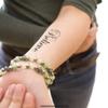 10 x Believe - Temporary Tattoo Lettering in Black (10) view 1