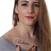 10 x Believe - Temporary Tattoo Lettering in Black (10) view 4