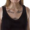 10 x Sinner and Saint Tattoo Lettering - Temporary Fake Tattoo in Black (10) view 1