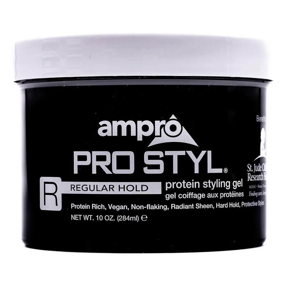 Ampro Pro Styling Protein Dark Gel, 10 oz. (Pack of 2)