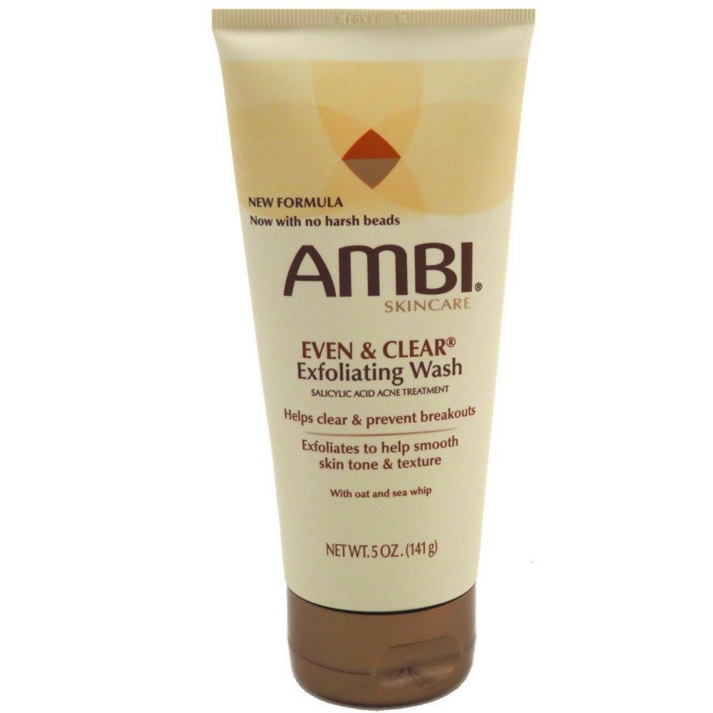 Ambi Even & Clear Exfoliating Wash for Acne 5.0 oz. (Quantity of 4)