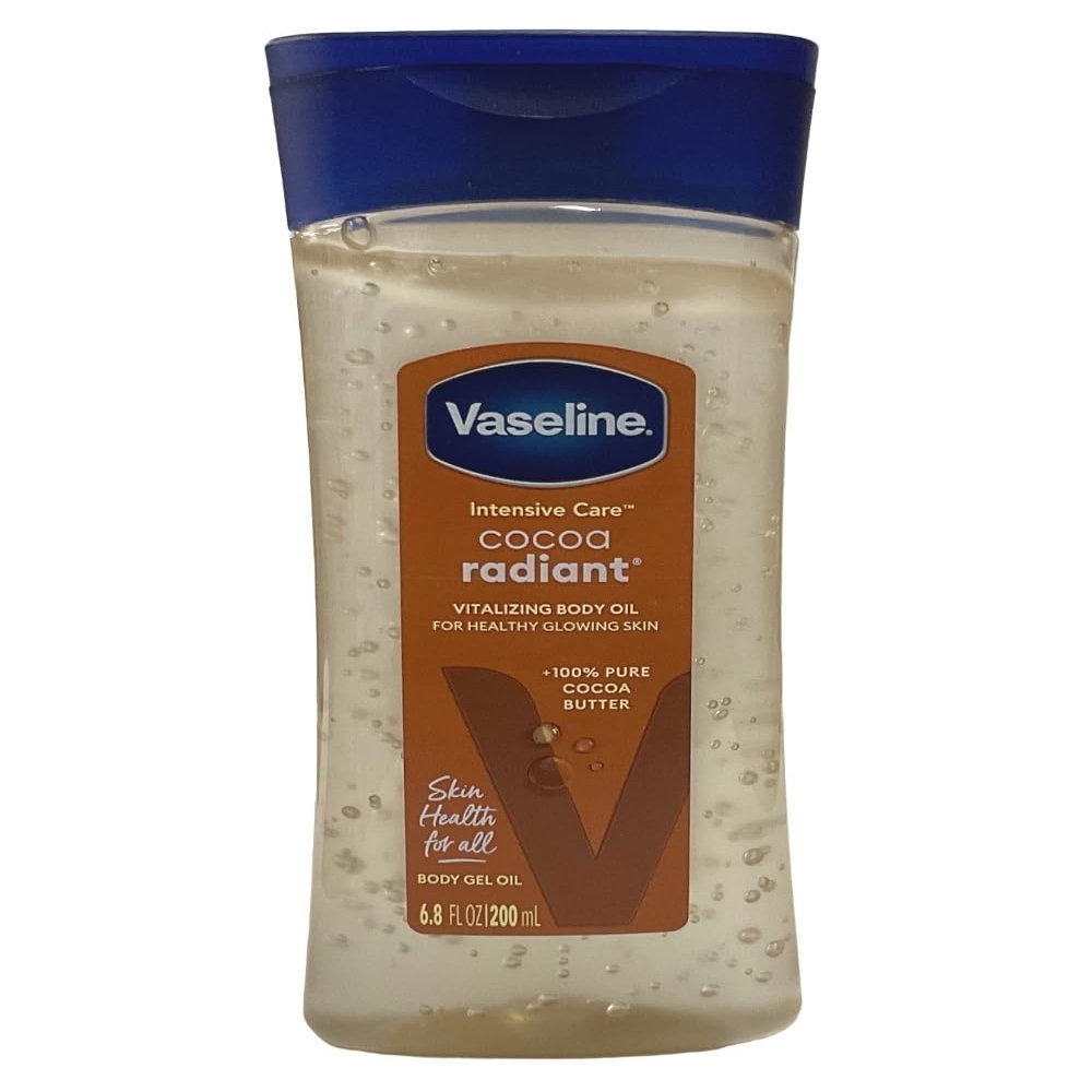 Vaseline Body Oil Vitalizing Gel Cocoa Butter 6.80 oz (Pack of 5)