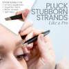 Tweezer Guru Eyebrow Tweezer Set (4-Piece) for Women & Men - Professional Slant and Pointed Tweezers Set with Case - Precision Tweezers Kit for Facial Hair, Splinter and Ingrown Hair Removal view 3