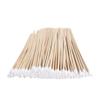 200PCS 6-Inch Wooden Sterile Cotton Swabs - Individually Wrapped for Home Health & Beauty Care - Ideal for Ear Cleaning, Makeup, Jewelry & Piercing Aftercare (6 Inch Long, Count, 200) view 1