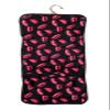 101 BEACH Hanging Toiletry Cosmetic Organizer Bag - Roll up for Storage Travel - Custom Embroidery Available (Lips Print - Embroidered Name) view 3