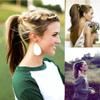 VANOW Ponytail Holders, Ponytail Volume Enhancer, Crystal Transparent Filled Hair Accessory, Fashion Hair Bun Maker, Magic Hair Styling Tool for Women Girls view 3