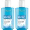 L'Oreal Paris Clean Artiste Oil Free Eye Makeup Remover, 2 Count view 1