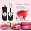 firstfly Pack of 6 Crystal Flower Jelly Lipstick, Long Lasting Nutritious Lip Balm Lips Moisturizer Magic Temperature Color Change Lip Gloss (Black) view 3