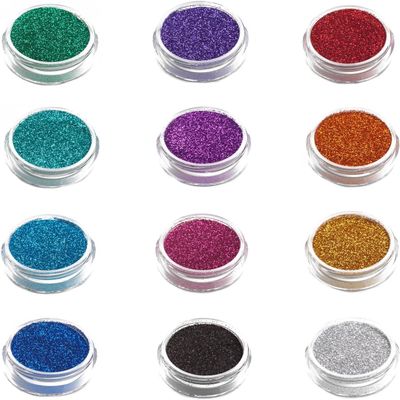 12 Pack of Glimmer Body Art Shimmer Body Glitters