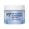 No7 Lift & Luminate Triple Action Night Cream - Anti Wrinkle, Collagen Peptide Brightening Cream - Skin Firming Hyaluronic Acid & Hibiscus + Hyperpigmentation Vitamin C Face Cream (50ml) view 1