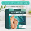 DERMORA Foot Peel Mask - 2 Pack of Regular Size Skin Exfoliating Foot Masks for Dry, Cracked Feet, Callus, Dead Skin Remover for Baby Soft Feet, Original Scent view 2