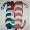 3 Mesh Sponge Braided Back Rope Scrubber Bath Shower Spa Exfoliating Body Brush view 1