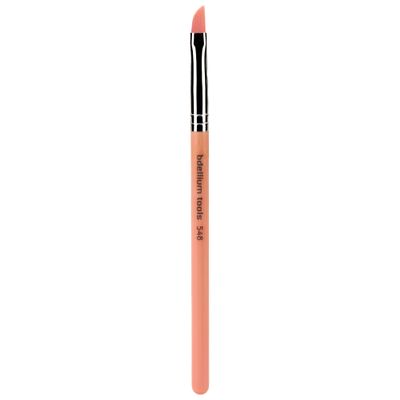 Bdellium Tools Professional Makeup Brush - Pink Bambu Series 548 Dagger Lip - With Soft Synthetic Fibers, For Precise Lip Definition (Pink, 1pc)