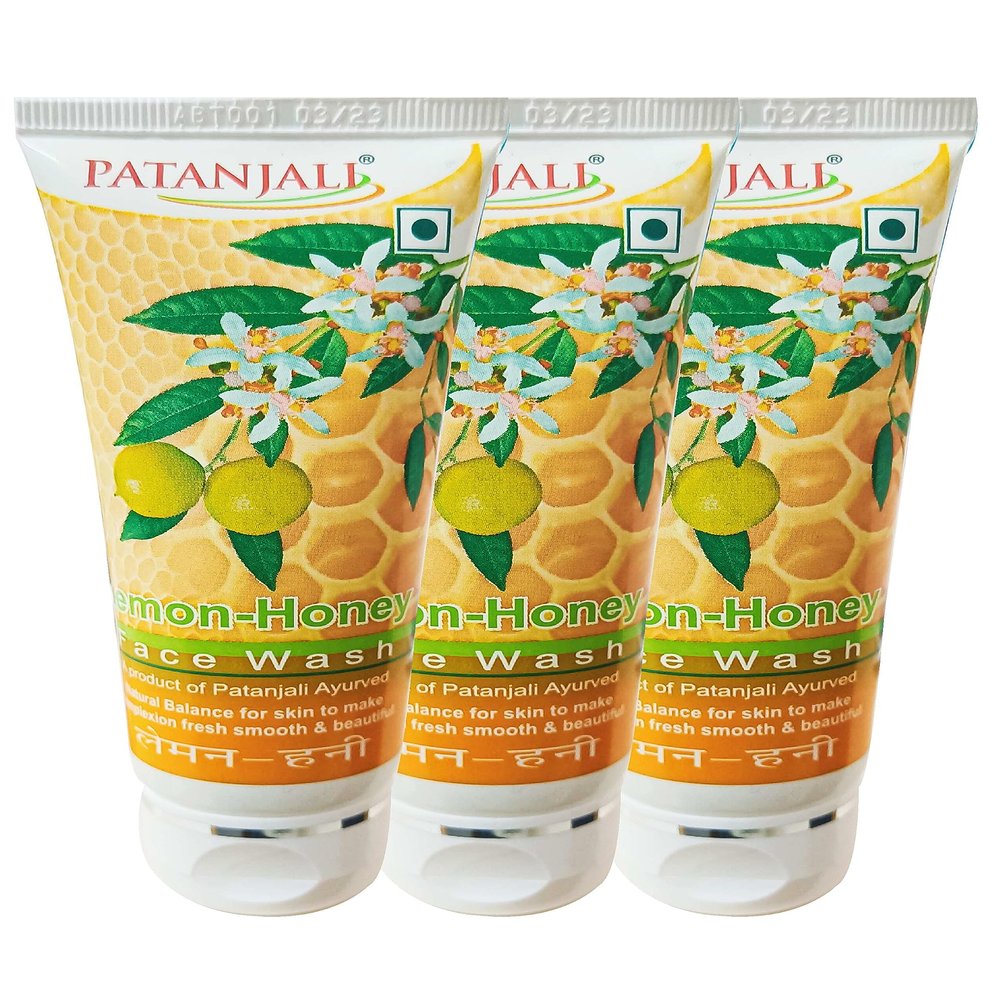 Patanjali LEMON HONEY Face Wash 60GM X 2 PACKS