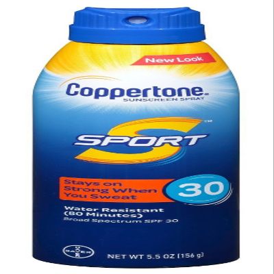 Coppertone SPF#30 Sport 4-In-1 Performance Spray 5.5 Ounce (Pack of 2)