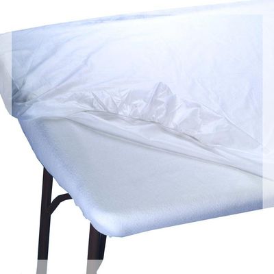 APPEARUS Disposable Water Resistant Fitted Massage Table Sheet Bed Covers 76x36x6 (10 Count)