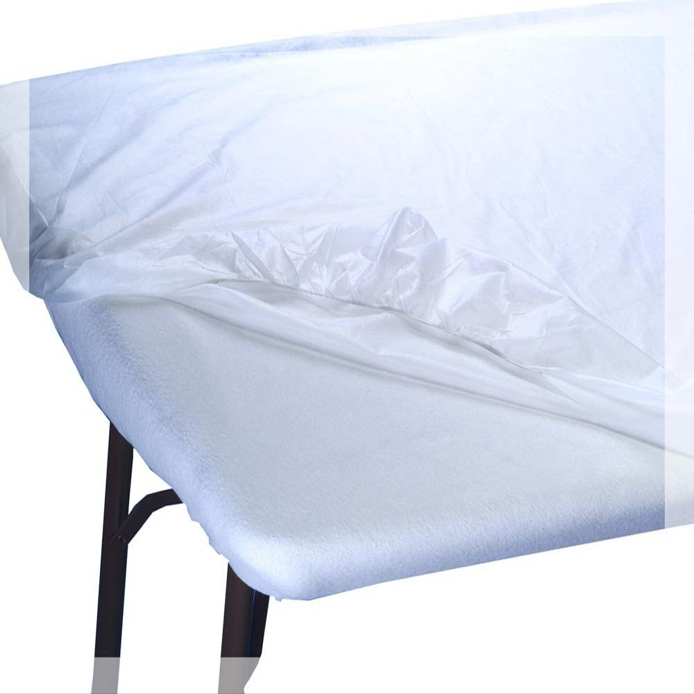 APPEARUS Disposable Water Resistant Fitted Massage Table Sheet Bed Covers 76x36x6 (10 Count)