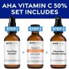 Medpeel Chemical Peel at Home Kit 50% AHA & Vitamin C Brightening Essential Peel Kit, Includes Peel, Prep, Neutralizer, Medium Strength Professional Grade Chemical Face Peel, 1oz/30ml (Kit of 3) view 3