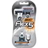 BIC Flex 5 Disposable Razors - 5ct, Silver, Pivoting Head, Adjustable, Normal Skin, Adults, Unisex-Adults, Convenience-oriented view 1