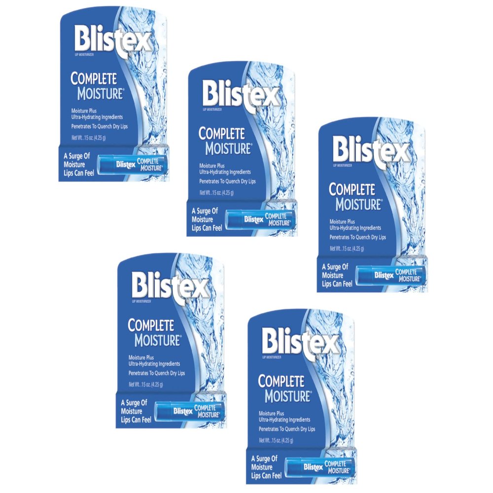 Blistex Complete Moisture Lip Protectant Pack of 5
