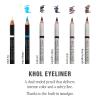 Jillian Dempsey Khol Eyeliner: Clean, Waterproof Eyeliner Pencil with Built-In Smudger for Effortless Blending  Rich Pigment, Cruelty-Free, Black Sapphire view 4