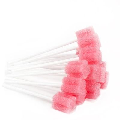 Wellgler's Mouth Swabs for ElderlyDisposable Oral Swab(50pcs,Pink)